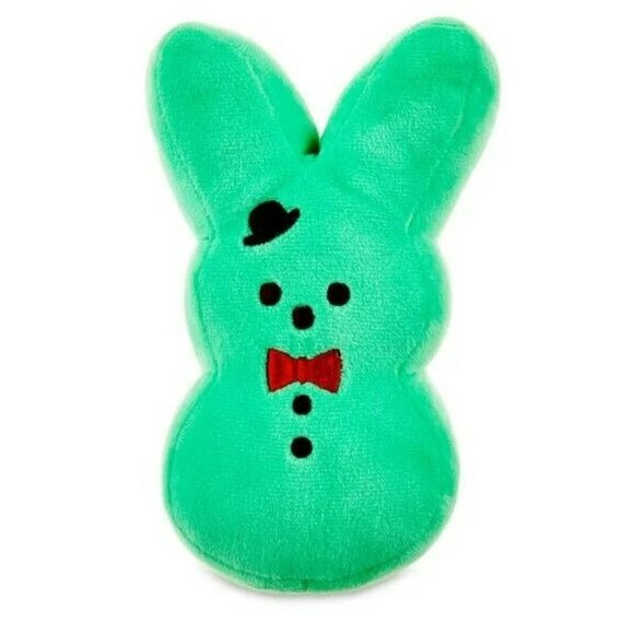 Peeps 6" Easter Plush Marshmallow Scented Bunny With Hat And Bowtie - Picture 1 of 7